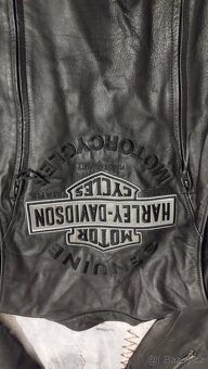 Harley Davidson dámská reflexní kožená bunda vel..S - 7