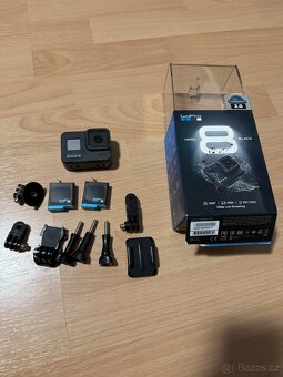 GoPro 8 + media mod + stabilizátor gimbal G6 + příslušenství - 7
