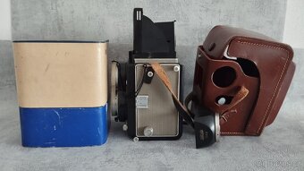 Starý fotoaparát Flexaret VI automat s příslušenstvím - 7