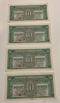 Bankovky 10 kčs bez data ( 1945 ) - 7