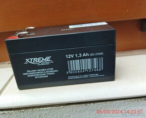 Akumulátor 12V, 1,3Ah,gelový - 7