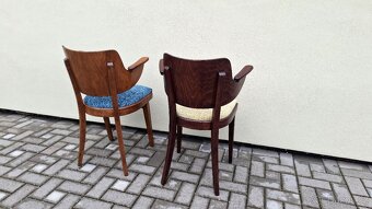 Retro designová křesílka TON po renovaci - 7