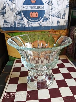 Retro kristalove sklo brus lisovane misy t vazy atd. - 7