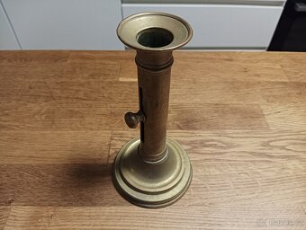 MOSAZNÝ EMPÍROVÝ SVÍCEN -BIEDERMEIER-19. STOLETÍ FRANCIE - 7