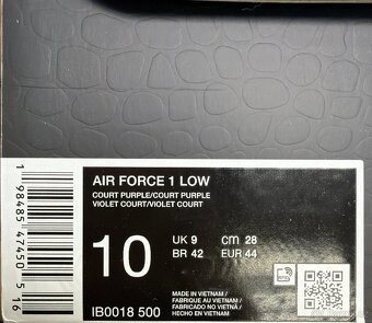 Nike Air Force 1 x Kobe Bryant Court Purple vel.44/28cm - 7