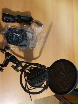 Mikrofon MOZOS s pop filtrem a stojanem - 7
