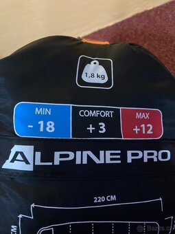 Nový spacak od alpinepro omate -18 - 7
