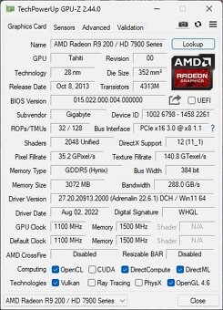 Grafická karta Gigabyte HD7950 WindForce (3GB) - 7