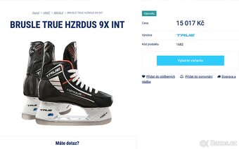 BRUSLE TRUE HZRDUS 9X INT velikost 40,5 - 7