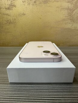 Apple iPhone 13 128GB růžová, pěkný stav, baterie 100% - 7