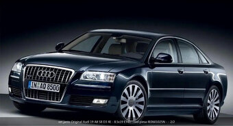 Krásná originální sada 8,5×19 ET45 pro Audi A8 - 255/35 R19 - 7