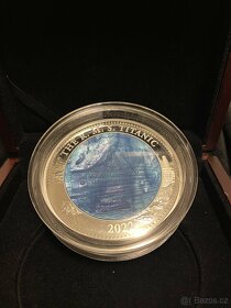 2x 5 oz R.M.S.Titanic stříbrné mince Proof + Antigue Finish - 7