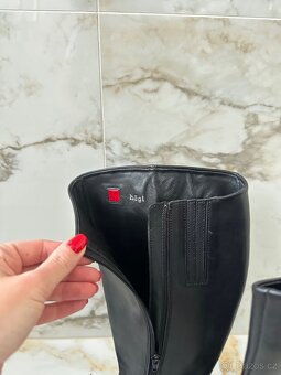 Kožené kozačky Högl - 7