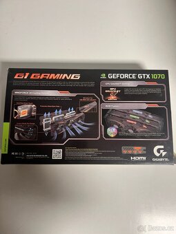 Grafická karta Gigabyte GTX 1070 - 7