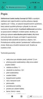 Odšťavňovač Concept LO7025 Vitalis - 7