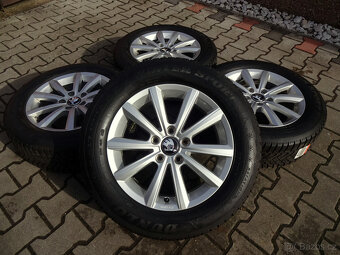 ZÁNOVNÍ ZIMNÍ ORIGINÁL VW 16" 5x112 pneu 215/60R16 - 7