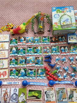Mix hračky kartičky retro Papoušek Šmoulové Angry Birds - 7