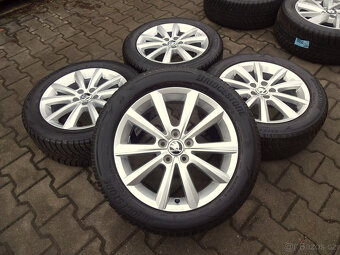 ZIMNÍ PĚKNÁ ORIGINÁL ALU 16" 5x100 pneu 205/55R16 Bridgesto - 7