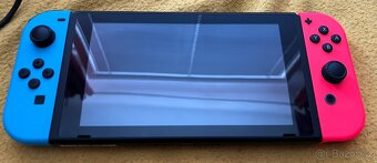 Nintendo Switch+Pro ovladač+MemoryCard+Obal+Sklo - 7