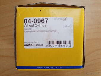 Brzdový váleček METELLI 04-0967 - 7