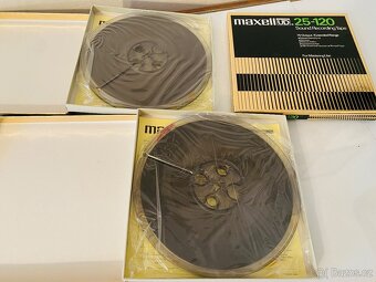 Kotoučové pásky Gold Maxell UD - 25-120, 80.léta - 7