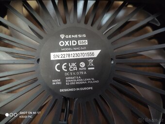 Genesis Oxid 550 chladící podložka pro notebook - 7