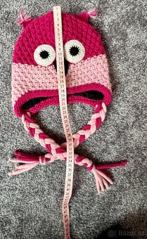 Pletex zimní čepice - sova 51 cm - 7