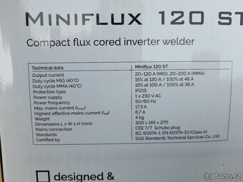 Co2 svářečka na dutinkový drát 120 AH Germany - 7