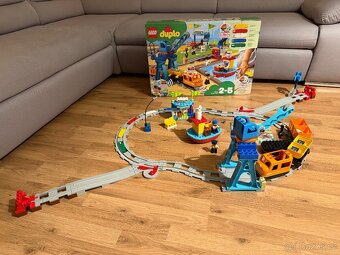 LEGO DUPLO vláčky - TOP stav, vše 100% kompletní + BONUS - 7