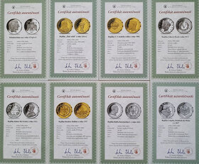 Krásná kompletní kolekce Legendární mince světa 999/1000 Ag - 7