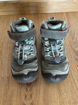 Pohorky/trekové boty pro děti Keen ridge Flex mid WP vel. 25 - 7