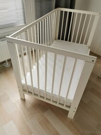 Detska postylka Ikea se zabranou + prislusenstvi - 7