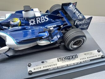 F1 WILLIAMS COSWORTH FW28 NICO ROSBERG HOTWHEELS 1:18 - 7