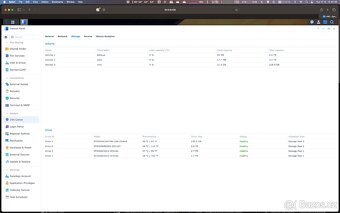 NAS server, datové úložiště 3TB + 4TB + 240GB - 7