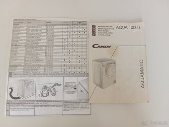 malá pračka Candy Aquamatic 1000 T - 7