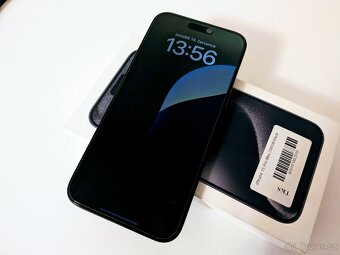 Apple iPhone 15 PRO MAX 256gb black titan TOP stav - 7