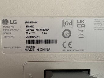 Monitor LG 27UP600 – 27" 4K UHD, IPS - 7