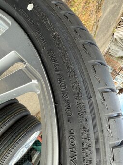 Alu sada 5x112r20, letní pneu 255/40 r20 ,Audi A7 A6 - 7
