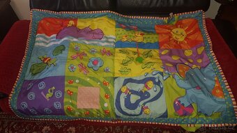 Hrací deka 150x100cm + hračky pro menší děti - 7