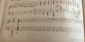 Staré noty - kniha notových zápisů - 7