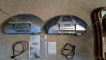 Predám 2 x rádiomagnetofón PANASONIC RX-ES27, RX-ES25 - 7