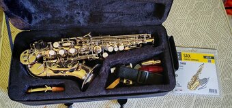 Zahnutý sopránový saxofon Slade - 7