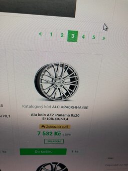 ALU kola AEZ Panama 20" + letní obutí Michelin - 7