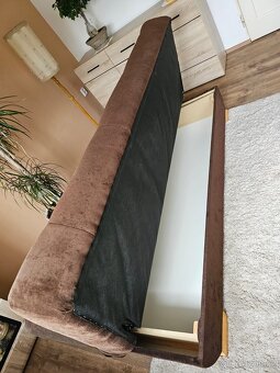 Trojmístná sedací souprava, taburet a křeslo - 7