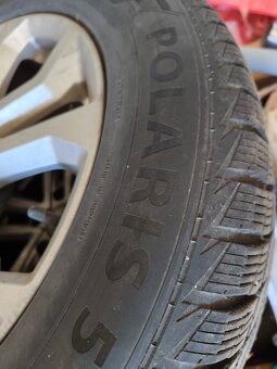 Litá kola Dezent 7J17 ET40 5x112, zimní pneu 215/65R17 - 7