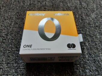 Platební prsten ONE Brushed black S9 - 7