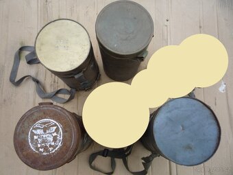 prodám pouzdra od voj.plynových masek. Wehrmacht z II.sv.vál - 7