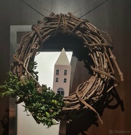 Dekorace - dřevěné domečky - 7