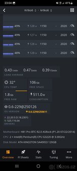 Mining Rig v servrovém case 4U - 7