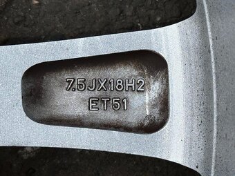 Original 3x ALU kola Škoda Neptune 18" 7,5J ET51 + 225/40/R - 7